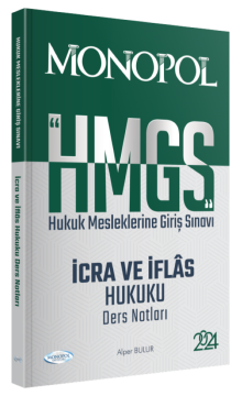 Hmgs İcra ve İflas Hukuku Ders Notları 2024 Monopol Yayınları