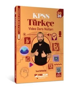 Yediiklim Yayınları 2026 KPSS Atölye Serisi Genel Yetenek Türkçe Video Ders Notları Yusuf Bayraktar
