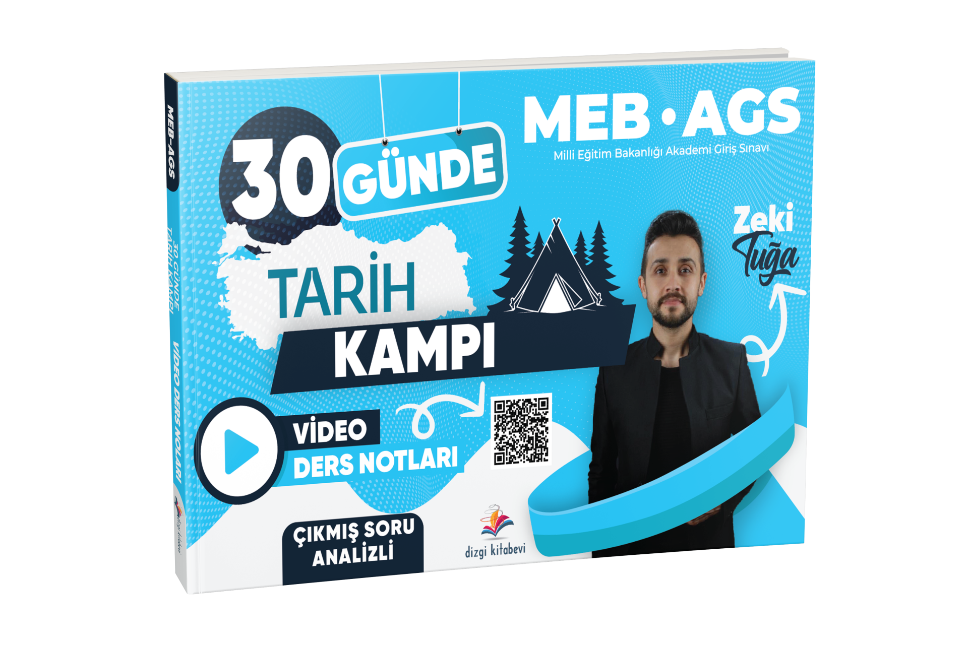 Dizgi Kitap 2025 Meb Ags 30 Günde Tarih Kampı Çıkmış Soru Analizli Video Ders Notları Zeki Tuğa