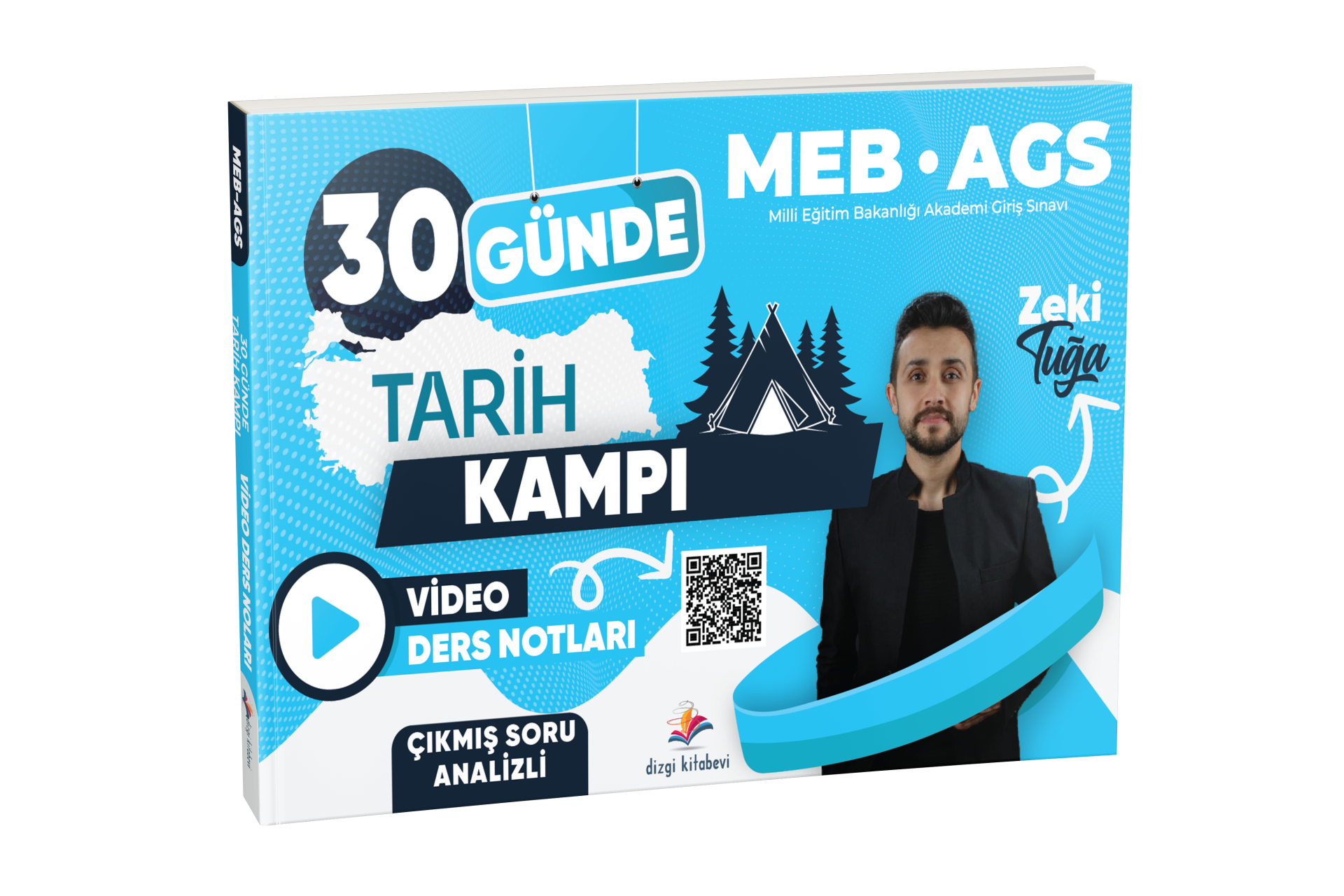 Dizgi Kitap 2025 Meb Ags 30 Günde Tarih Kampı Çıkmış Soru Analizli Video Ders Notları Zeki Tuğa