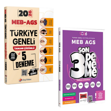 Dizgi Kitap 2026 MEB-AGS Türkiye Geneli 5 Deneme ve Yargı Yayınları Tüm Dersler 3 Deneme Seti
