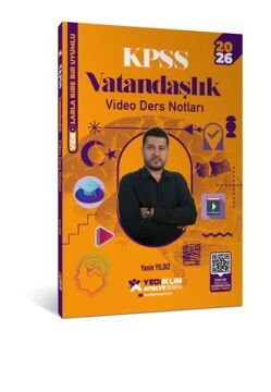 Yediiklim Yayınları 2026 KPSS Atölye Serisi Genel Kültür Vatandaşlık Video Ders Notları