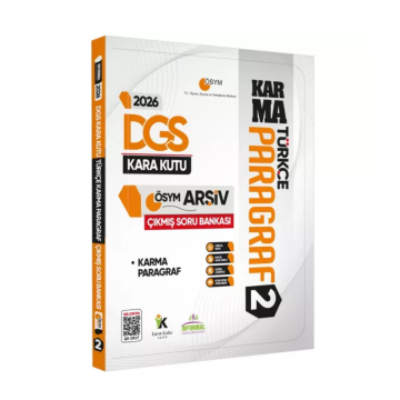 2026 DGS Türkçenin Kara Kutusu PARAGRAF 2 KARMA ÖSYM Çıkmış Soru Bankası K. Özetli Dijital Çözümlü İnformal Yayınları