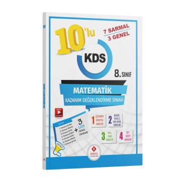 Sonuç Yayınları 8. Sınıf Matematik 10'lu Kazanım Değerlendirme Sınavı
