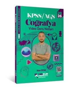 Yediiklim Yayınları 2026 KPSS AGS Atölye Serisi Genel Kültür Coğrafya Video Ders Notları
