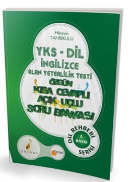 YKSDİL İngilizce Alan Yeterlilik Testi Özgün Kısa Cevaplı Açık Uçlu Soru Bankası Dil Rehberi Serisi