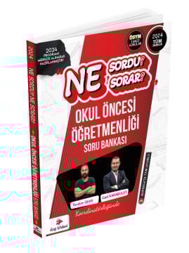 Dizgi Kitap Kpss Okul Öncesi Öğretmenliği Ne Sordu Ne Sorar Tamamı PDF Çözümlü Soru bankası 2024 İbrahim İşkar- Gazi Karabulut