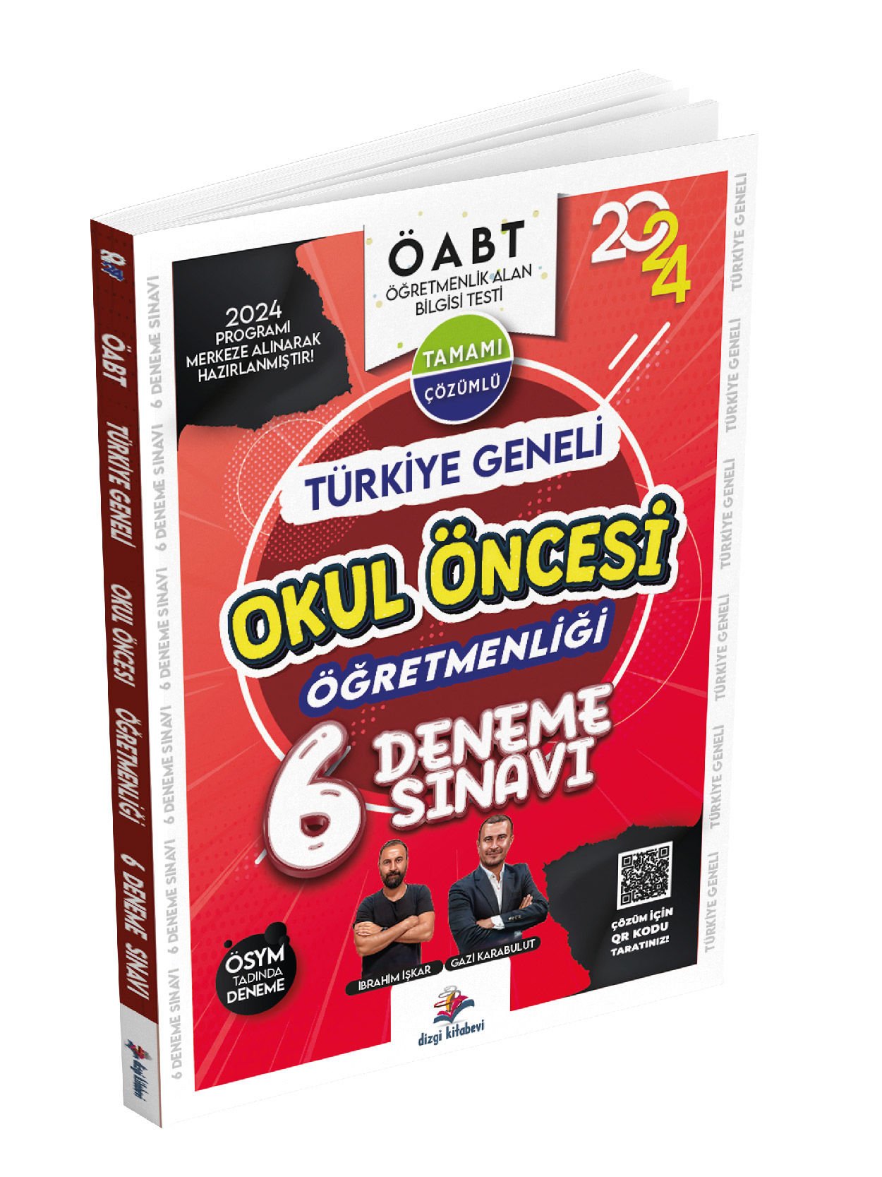 Dizgi Kitap Kpss Okul Öncesi Öğretmenliği Türkiye Geneli Tamamı Çözümlü 6 Deneme Sınavı 2024 İbrahim İşkar- Gazi Karabulut