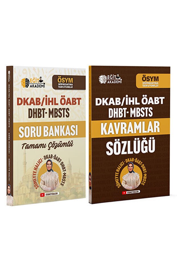 2026 ÖABT DKAB İHL MBSTS DHBT Soru Bankası Ve Kavramlar Sözlüğü Eğit Akademi