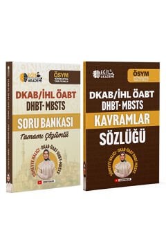 2026 ÖABT DKAB İHL MBSTS DHBT Soru Bankası Ve Kavramlar Sözlüğü Eğit Akademi