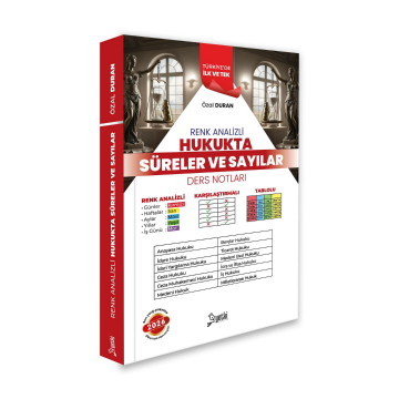 2026 Renk Analizli Süreler Sayılar Ders Notları Yetki Yayınları