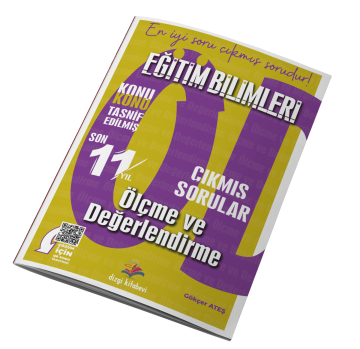 Dizgi Kitap 2025 Kpss Eğitim Bilimleri Ölçme Ve Değerlendirme Tamamı Video Çözümlü Konu Konu Tasnif Edilmiş Son 11 Yıl Çıkmış Sorular Gökçer Ateş