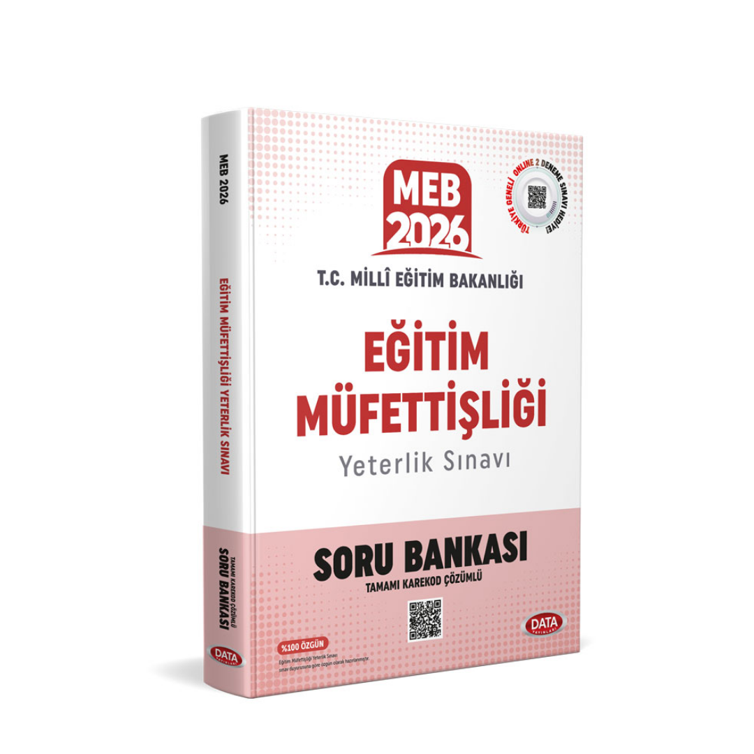 2026 MEB Eğitim Müfettişliği Yeterlilik Sınavı Tamamı Karekod Çözümlü Soru Bankası Data Yayınları