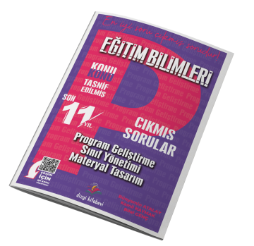 Dizgi Kitap 2025  Kpss Eğitim Bilimleri Program Geliştirme-Sınıf Yönetimi-Materyal Tasarım Tamamı Video Çözümlü Konu Konu Tasnif Edilmiş Son 11 Yıl Çıkmış Sorular