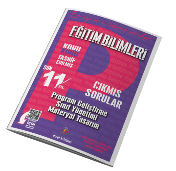 Dizgi Kitap 2025  Kpss Eğitim Bilimleri Program Geliştirme-Sınıf Yönetimi-Materyal Tasarım Tamamı Video Çözümlü Konu Konu Tasnif Edilmiş Son 11 Yıl Çıkmış Sorular