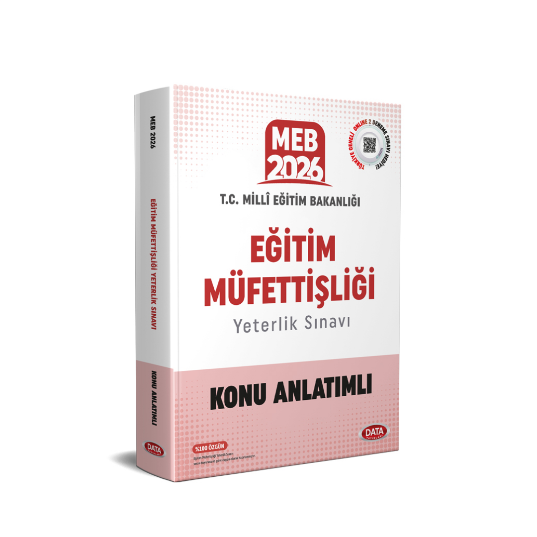 2026 MEB Eğitim Müfettişliği Yeterlilik Sınavı Konu Anlatımlı Data Yayınları