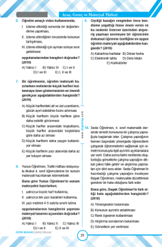 Dizgi Kitap 2025  Kpss Eğitim Bilimleri Program Geliştirme-Sınıf Yönetimi-Materyal Tasarım Tamamı Video Çözümlü Konu Konu Tasnif Edilmiş Son 11 Yıl Çıkmış Sorular