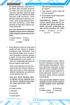 Dizgi Kitap 2025  Kpss Eğitim Bilimleri Program Geliştirme-Sınıf Yönetimi-Materyal Tasarım Tamamı Video Çözümlü Konu Konu Tasnif Edilmiş Son 11 Yıl Çıkmış Sorular