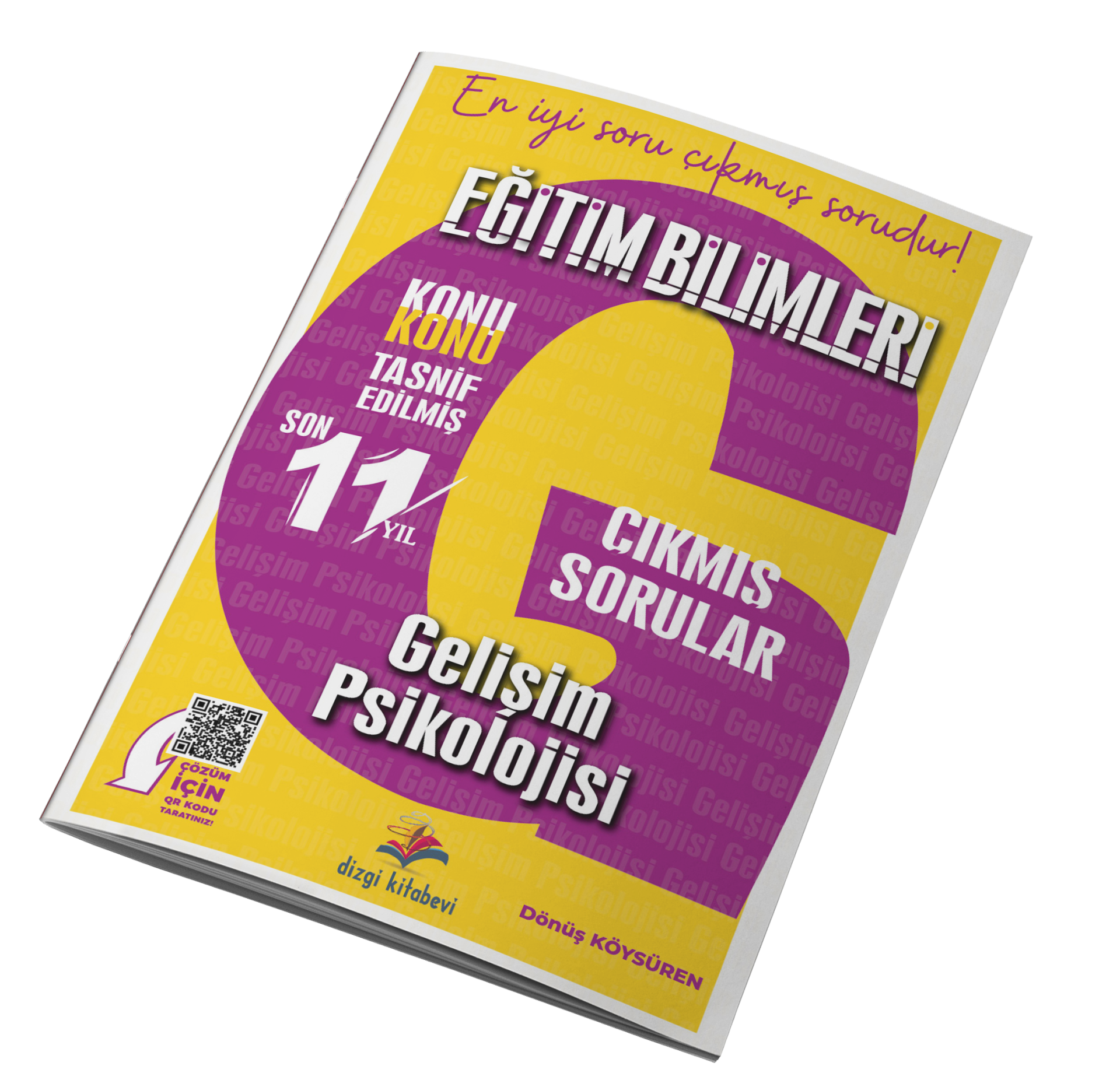 Dizgi Kitap 2025 Kpss Eğitim Bilimleri Gelişim Psikolojisi Tamamı Video Çözümlü Konu Konu Tasnif Edilmiş Son 11 Yıl Çıkmış Sorular Dönüş Köysüren