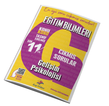 Dizgi Kitap 2025 Kpss Eğitim Bilimleri Gelişim Psikolojisi Tamamı Video Çözümlü Konu Konu Tasnif Edilmiş Son 11 Yıl Çıkmış Sorular Dönüş Köysüren