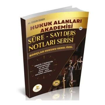 HUKAL HMGS/HAKİMLİK Süre-Sayı Ders Notları Serisi Borçlar Hukuku Genel Özel Savaş Yayınları