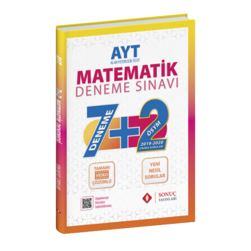 Sonuç Yayınları YKS AYT Matematik 7+2 Deneme Video Çözümlü