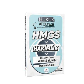 Dizgi Kitap 2026 Hukuk Atölyesi Hakimlik HMGS Hukuk Mesleklerine Giriş Sınavı Çıkmış Soru Örnekli Medeni Hukuk Ders Notları Mustafa Dinçdemir 2. Baskı
