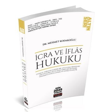İcra ve İflas Hukuku Konu Anlatımı Savaş Yayınları