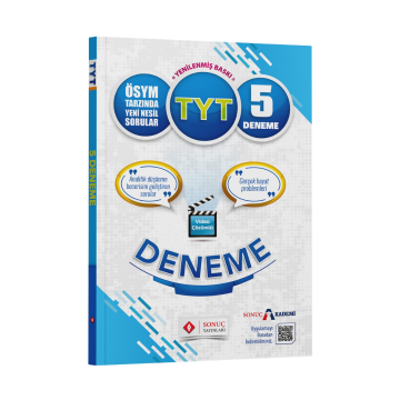 Sonuç Yayınları  TYT Video Çözümlü 5 Deneme