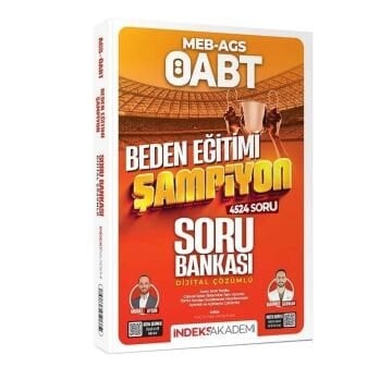 ÖABT MEB-AGS Beden Eğitimi Şampiyon Soru Bankası Çözümlü - Murat Aydın İndeks Akademi Yayıncılık