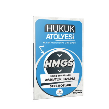 Dizgi Kitap 2026 HMGS Hukuk Atölyesi Hukuk Mesleklerine Giriş Sınavı Çıkmış Soru Örnekli Avukatlık Kanunu Ders Notları Mustafa Dinçdemir 2. Baskı