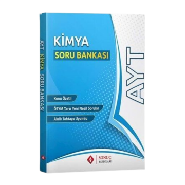 Sonuç Yayınları AYT Kimya Soru Bankası