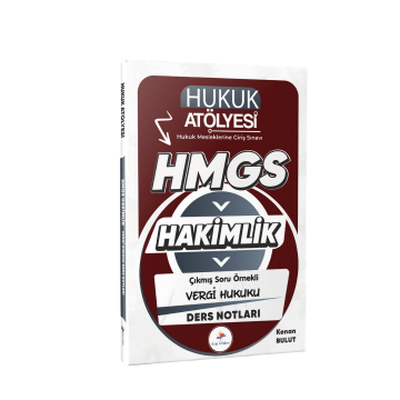 Dizgi Kitap 2026 HMGS Hukuk Atölyesi Hakimlik Hukuk Mesleklerine Giriş Sınavı Çıkmış Soru Örnekli Vergi Hukuku Ders Notları Kenan Bulut 2. Baskı