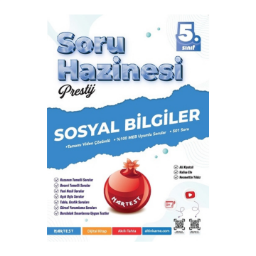 Nartest Yayınları 5. Sınıf Sosyal Bilgiler Prestij Soru Hazinesi