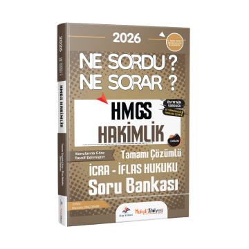 Dizgi Kitap 2026 HMGS Hukuk Atölyesi Hakimlik Ne Sordu Ne Sorar İcra İflas Hukuku Tamamı Çözümlü Soru Bankası Mustafa Dinçdemir 2. Baskı