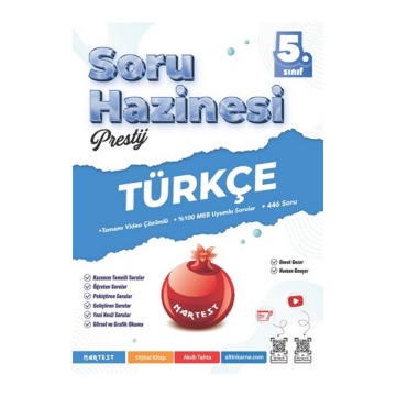 Nartest Yayınları 5. Sınıf Türkçe Prestij Soru Hazinesi