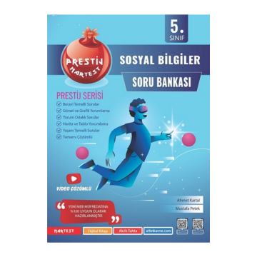 Nartest Yayınları 5. Sınıf Prestij Sosyal Bilgiler Soru Bankası