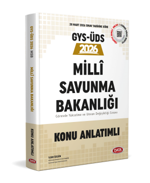 Milli Savunma Bakanlığı 2026 GYS-ÜDS Konu Anlatımlı  Data Yayınları