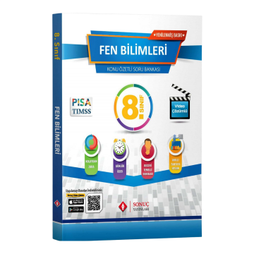 Sonuç Yayınları 8. Sınıf Fen Bilimleri Konu Özetli Soru Bankası Yenilenmiş Baskı