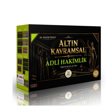 Savaş Yayınları HUKAL Altın Kavramsal Adli Hakimlik Seti Özgür Özsoy