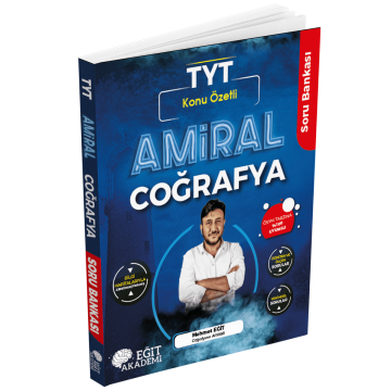 Eğit Akademi Amiral Coğrafya TYT Konu Özetli Soru Bankası Mehmet Eğit