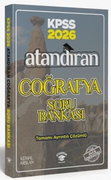 Atandıran Yayıncılık Atandıran 2026 KPSS Coğrafya Soru Bankası Çözümlü - Kemal Arslan