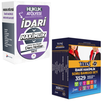 Dizgi Kitap 2026 Hukuk Atölyesi İdari Hakimlik Çıkmış Soru Örnekli Ders Notları Seti & İdari Hakimlik Soru Bankası Seti Yetki Yayınları Seti