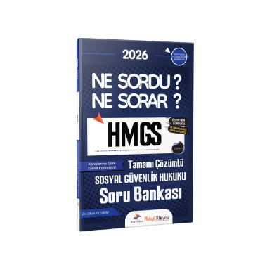 Dizgi Kitap 2026 Hukuk Atölyesi HMGS Ne Sordu Ne Sorar Sosyal Güvenlik Hukuku Tamamı Çözümlü Soru Bankası Dr. Okan Yıldırım 2. Baskı