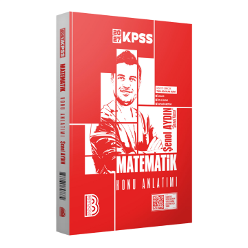 Benim Hocam Yayınları 2027 KPSS Matematik Konu Anlatımı - Şenol Aydın