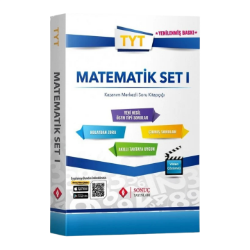 Sonuç Yayınları TYT Matematik Set 1 Kazanım Merkezli Soru Bankası Yenilenmiş Baskı
