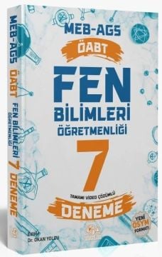 ÖABT MEB-AGS Fen Bilimleri Öğretmenliği 7 Deneme Çözümlü CBA Yayınları