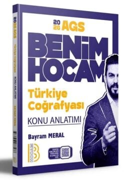 2026 AGS Türkiye Coğrafyası Konu Anlatımlı Bayram Meral Benim Hocam Yayınları