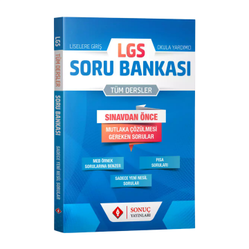 Sonuç Yayınları LGS Tüm Dersler Soru Bankası