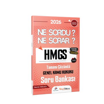 Dizgi Kitap 2026 Hukuk Atölyesi HMGS Ne Sordu Ne Sorar Genel Kamu Hukuku Tamamı Çözümlü Soru Bankası Devrim Toklucu 2. Baskı